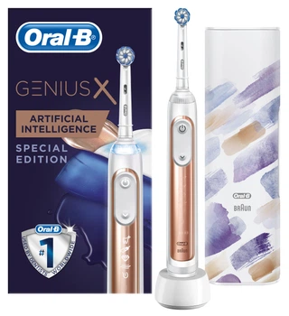 Электрическая зубная щетка Oral-B Special Edition Genius X 20000N Rose Gold (4210201295594)