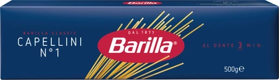 Макароны Barilla Capellini №1 тонкие спагетти 500 г (8076800195079_8076800195019_139303)