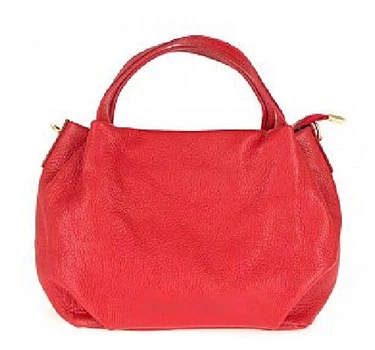 Женская кожаная сумка Italian bags DB9003 red
