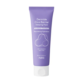 Нічна крем-маска з центеллою PURITO Dermide Cica Barrier Sleeping Pack 80 мл