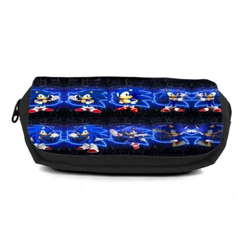Школьный пенал Соник 0018 органайзер универсальный (SNK-0018-black) черный