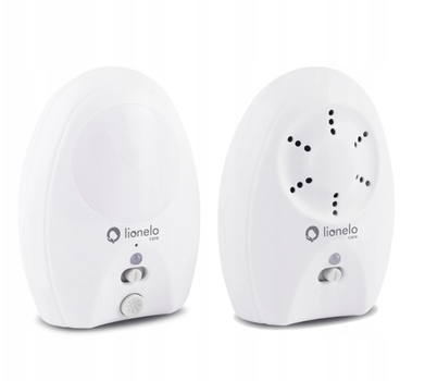 Радионяня Lionelo BABYLINE 2.1 имеет 2 канала обеспечивающих стабильное соединение и конфиденциальность Максимальное расстояние 300 м Цвет Белый