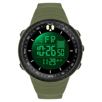 Чоловічий наручний годинник Sanda Bike Green ( 13702 )