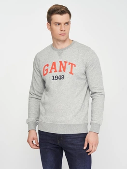 Світшот GANT Grafic C-Neck 2046037 Grey Melange XXL