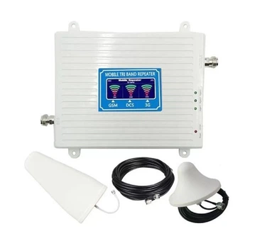 GSM репитер Kronos 3 диапазона 900 1800 2100 усилитель связи 3G 4G LTE