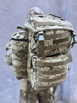 Тактический рюкзак Пиксель 90 литров для ЗСУ , Качественный Армейский рюкзак для армии Украины