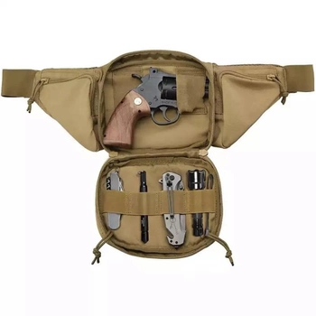 Поясная сумка 8FIELDS тактическая для оружия койот