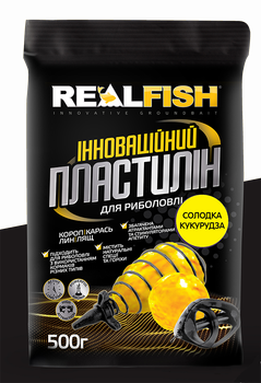 Пластилин Насадка REALFISH Сладкая Кукуруза 500г (210495)