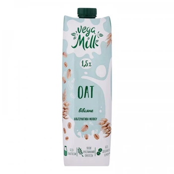 Рослинне молоко Vega Milk вівсяне950мл