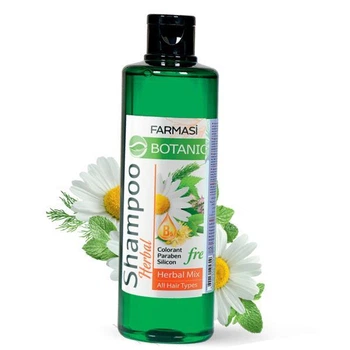 Шампунь очищаючий з вітамінами і травами Botanics травяний мікс Farmasi 500 мл Фармасі