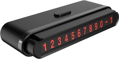 Автовизитка с номером телефона для парковки Kaku KSC-265 Yinshi Display Black