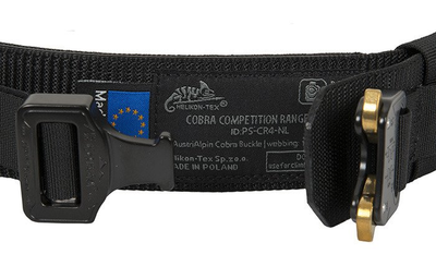 Ремень тактический Helikon - Cobra Competition Range Belt® - Black - PS-CR4-NL-01 - Размер XL