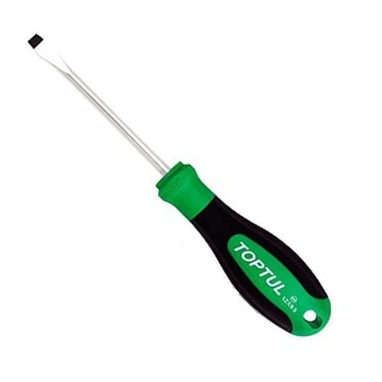 Отвертка шлицевая Toptul Anti-Slip 5.5 мм 150 мм многокомпонентная (621634)