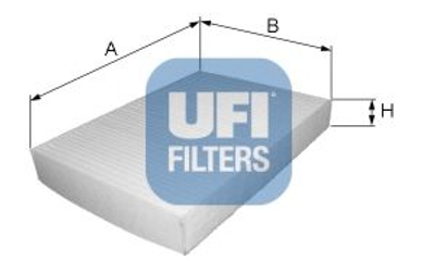 Фильтр, воздух во внутренном пространстве UFI (5315000)