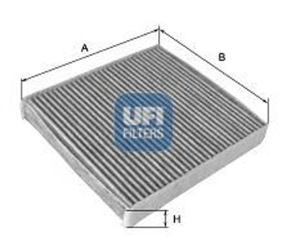 Фильтр, воздух во внутренном пространстве UFI (5423800)