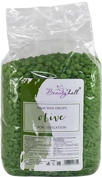 Пленочный воск для депиляции BeautyHall Hot Film Wax Olive олива 1 кг (5200384213750/5200384212777)
