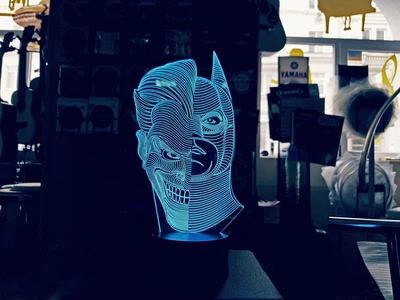 Сменная пластина для 3D светильников "Джокер/Бетмен" 3DTOYSLAMP 3222631