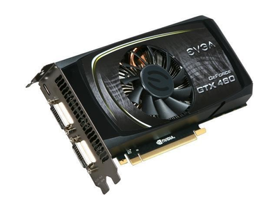 EVGA GeForce GTX 460 SuperClocked, 1024MB GDDR5, PCI-E 2.0, Dual DVI, miniHDMI, SLI Ready Б/У