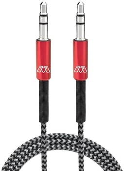 Аудио кабель AUX Sewell Mos Spring 3.5mm Cable, Red, 3 ft