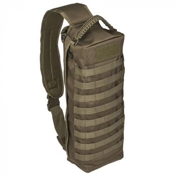 Тактичний Рюкзак Mil-Tec Sling Bag Tanker 15л 21 х 16 х 54 см Зелений