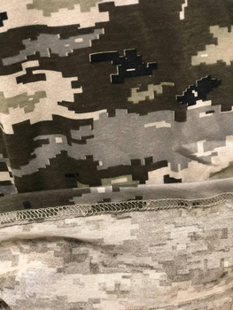 Футболка ЗСУ пиксель ММ14, военная тактическая мужская футболка размер 56