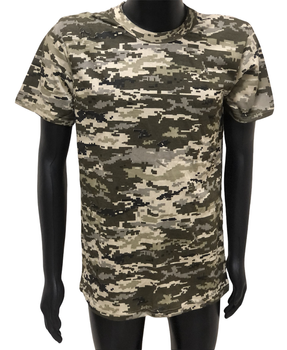 Футболка ЗСУ піксель ММ14, військова тактична чоловіча футболка розмір 54