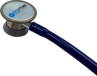 Стетоскоп кардіологічний двосторонній Oromed ORO SF-501 Blue (5907222589267_blue)