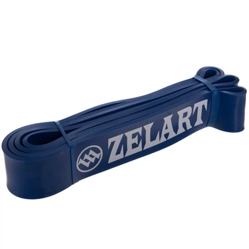 Резинова петля для підтягувань Zelart FI-0889-4 POWER BAND 25-57кг синій