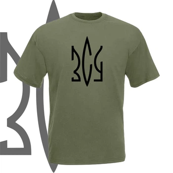 Футболка GBI "ЗСУ" прямая классика, хаки, XXL,ФХ-0247