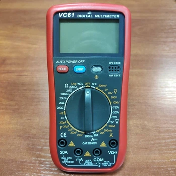 Цифровой мультиметр ACV 61 Pro Тестер вольтметр (34030IM)