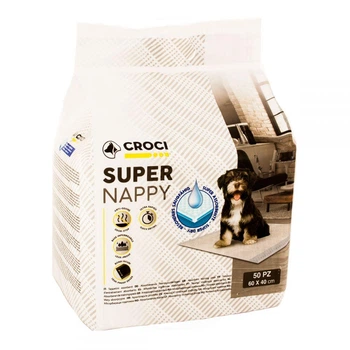 Одноразовые пеленки для щенков и собак 60*40 см Croci Super nappy 50 шт/уп