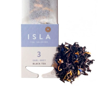 Черный чай ISLA №3 Эрл Грей в пакетиках 10х4 г