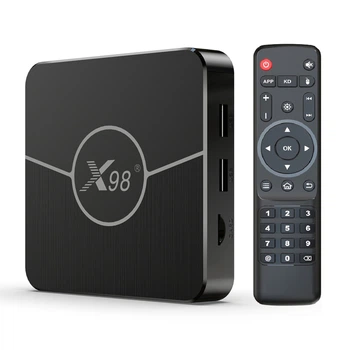 Смарт ТВ приставка X98 Plus 4/64 Гб Smart TV Box Android 11 (554-1)