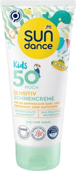 Дитячий сонцезахисний крем Sensitive SPF 50 SUNDANCE, 100 мл