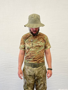Літня тактична чоловіча футболка з коротким рукавом XL Мультикам