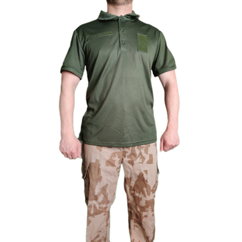Рубашка поло военная для ЗСУ зеленая L (50)