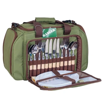 Набор для пикника Ranger Pic Rest RA 9903 зеленый коричневый нейлон 600D с изотермическим наполнителем размер