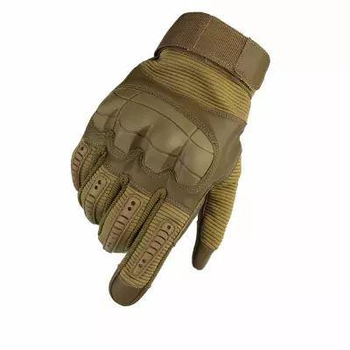 Тактичні перчатки з пальцями Gloves FF 3 койот розмір M