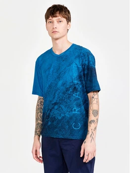 Велоджерси велофутболка CRAFT ADV Offroad Tee 1910568-372000 Thunder/Blue M