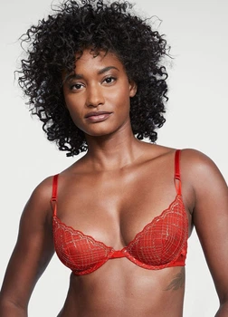Бюстгальтер Victoria's Secret 34C красный (70000817560QBJ34C)