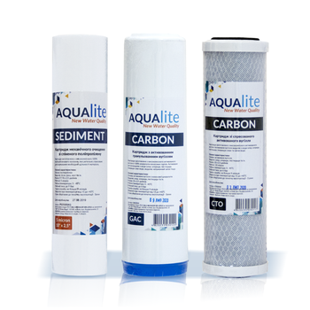Набір картриджів для зворотного осмосу Aqualite Premium CFF3-A