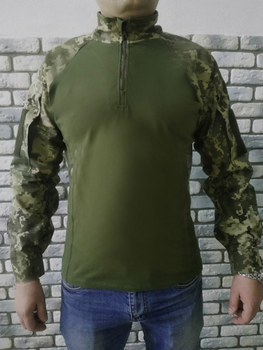 Военная тактическая рубашка с длинным рукавом Убакс 48 Олива Пиксель