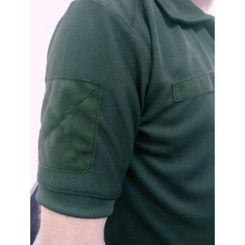 Військова тактична футболка з коротким рукавом Поло 44 Хакі