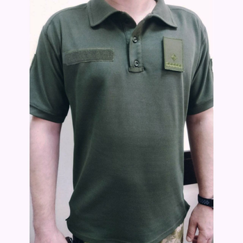 Військова тактична футболка з коротким рукавом Поло 46 Хакі