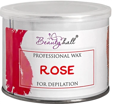 Воск для депиляции Beautyhall Rosa роза в банке 400 мл (BH_PI400) (5200384214269)