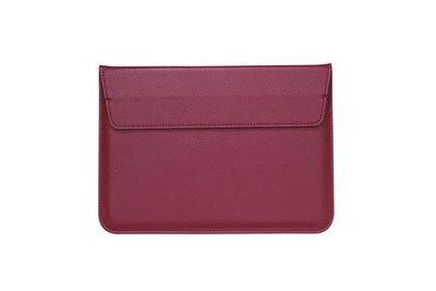 Чохол-конверт-підставка Leather PU для MacBook 13, Бордовый