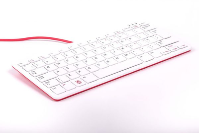 Офіційна клавіатура Raspberry Pi Keyboard Red/White