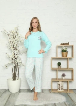 Пижама Glisa Pijama GL-2984_blue XXL ментоловый