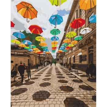 Картина по номерам "Улица во Львове" Art Craft 40х50 см 11235-AC