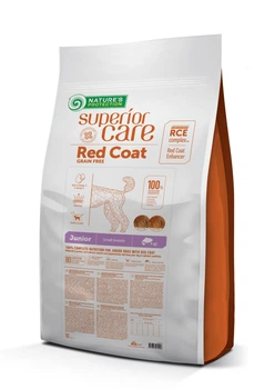 Сухой корм Nature's Protection Superior Care Red Coat Grain Free Junior Small Breeds Salmon для юниоров маленьких пород с рыжей шерстью с лососем 10 кг (арт NPSC47229)